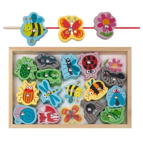 Zhadyu Angel-Lernspielzeug - Vorschul-Lernspielzeug zum Angeln,Angelspielzeug aus Holz für -Spielzeug, Weihnachts- und Ostergeschenke für Mädchen und Zhadyu Angel-Lernspielzeug - Vorschul-Lernspielzeug zum Angeln,Angelspielzeug aus Holz für -Spielzeug, Weihnachts- und Ostergeschenke für Mädchen und von Zhadyu