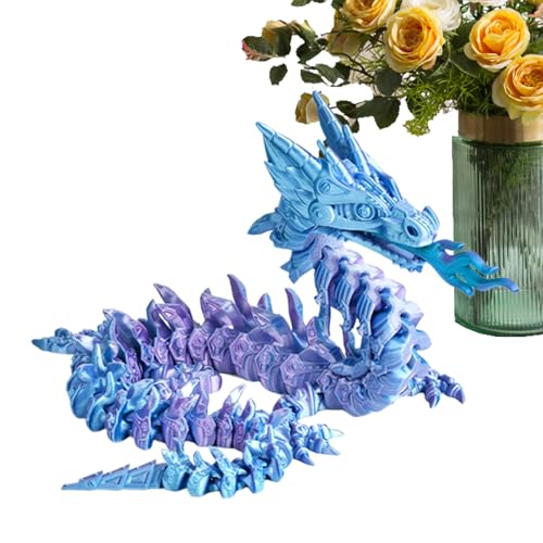 Zhadyu Drache Aus 3D-Druck | Bewegliche Tierfigur Dekoration für den Schreibtisch | Feuer Drache Sensorik Spielzeug Flexible Sammelfiguren für Schreibtisch Bücherregal Raumdekoration Zhadyu Drache Aus 3D-Druck | Bewegliche Tierfigur Dekoration für den Schreibtisch | Feuer Drache Sensorik Spielzeug Flexible Sammelfiguren für Schreibtisch Bücherregal Raumdekoration von Zhadyu