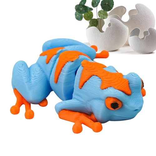 Zhadyu Frog Toy | Statue - Emotionale Unterstützung Realistische Tierfigur Mit Beweglichen Gelenken Für Schreibtisch Computermonitor Zuhause Arbeitsplatz Teich Feengarten Terrarium Zhadyu Frog Toy | Statue - Emotionale Unterstützung Realistische Tierfigur Mit Beweglichen Gelenken Für Schreibtisch Computermonitor Zuhause Arbeitsplatz Teich Feengarten Terrarium von Zhadyu