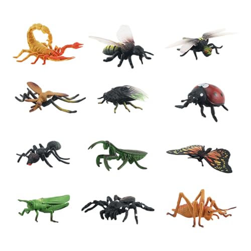 Zhadyu Kleines Fliegentier-Spielzeug, Mini-Tier-Set | Mini Flys Lernspielfiguren | Play Fly 12-teilig, Lernspielzeug, realistische Kunsttiere, Tierfiguren-Set für und Mädchen Zhadyu Kleines Fliegentier-Spielzeug, Mini-Tier-Set | Mini Flys Lernspielfiguren | Play Fly 12-teilig, Lernspielzeug, realistische Kunsttiere, Tierfiguren-Set für und Mädchen von Zhadyu