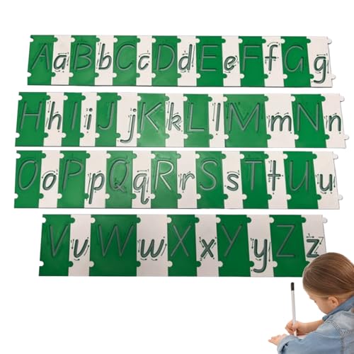 Zhadyu Schablonen Alphabet | Vorschule Buchstaben Lernschablonen - Lernspielzeug Vorschule Frühförderung Für Kinder Mädchen Schüler Kleinkinder Zhadyu Schablonen Alphabet | Vorschule Buchstaben Lernschablonen - Lernspielzeug Vorschule Frühförderung Für Kinder Mädchen Schüler Kleinkinder von Zhadyu
