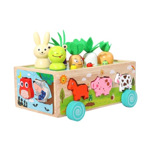 Zhadyu Sortierspielzeug für Kleinkinder von 1 bis 3 Jahren, Spielzeug-Stapelblock-Sets - Nutztiere sortieren, passendes Spiel, Sortier- und Stapelspielzeug,Interaktive passende Blöcke, Stapelblöcke, Zhadyu Sortierspielzeug für Kleinkinder von 1 bis 3 Jahren, Spielzeug-Stapelblock-Sets - Nutztiere sortieren, passendes Spiel, Sortier- und Stapelspielzeug,Interaktive passende Blöcke, Stapelblöcke, von Zhadyu