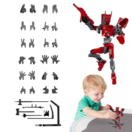 Zhadyu Spielfigur | Roboter Actionfigur,Bewegliche Puppen Set Schreibtischdekoration für Ausstellungssammlung Erwachsene Kinder Gamer Fans Wohnzimmer Schlafzimmer und Feiertag Zhadyu Spielfigur | Roboter Actionfigur,Bewegliche Puppen Set Schreibtischdekoration für Ausstellungssammlung Erwachsene Kinder Gamer Fans Wohnzimmer Schlafzimmer und Feiertag von Zhadyu