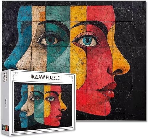 Puzzle 1000 Teile Abstrakt Puzzle Erwachsene Groß Panorama, Klassische Schwerpuzzle PäDagogisches Spiel Herausforderung Impossible Kunstpuzzle, Compact Box Mit Poster Geschenke für Frauen/MäNner L-0 Puzzle 1000 Teile Abstrakt Puzzle Erwachsene Groß Panorama, Klassische Schwerpuzzle PäDagogisches Spiel Herausforderung Impossible Kunstpuzzle, Compact Box Mit Poster Geschenke für Frauen/MäNner L-0 von Zhagynob