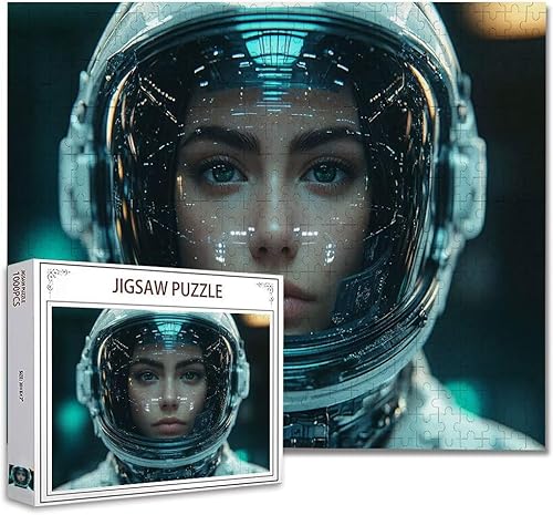 Puzzle 1000 Teile Astronaut Puzzle Erwachsene Groß Panorama, Klassische Schwerpuzzle PäDagogisches Spiel Herausforderung Impossible Kunstpuzzle, Compact Box Mit Poster Geschenke für Frauen/MäNner Q-5 Puzzle 1000 Teile Astronaut Puzzle Erwachsene Groß Panorama, Klassische Schwerpuzzle PäDagogisches Spiel Herausforderung Impossible Kunstpuzzle, Compact Box Mit Poster Geschenke für Frauen/MäNner Q-5 von Zhagynob