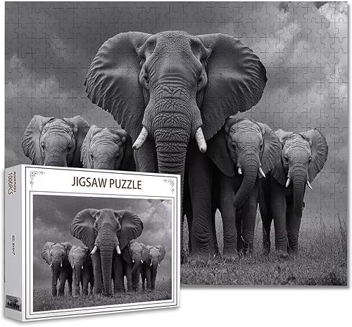 Puzzle 1000 Teile Elefant Puzzle Erwachsene Groß Panorama, Klassische Schwerpuzzle PäDagogisches Spiel Herausforderung Impossible Kunstpuzzle, Compact Box Mit Poster Geschenke für Frauen/MäNner U-0 Puzzle 1000 Teile Elefant Puzzle Erwachsene Groß Panorama, Klassische Schwerpuzzle PäDagogisches Spiel Herausforderung Impossible Kunstpuzzle, Compact Box Mit Poster Geschenke für Frauen/MäNner U-0 von Zhagynob