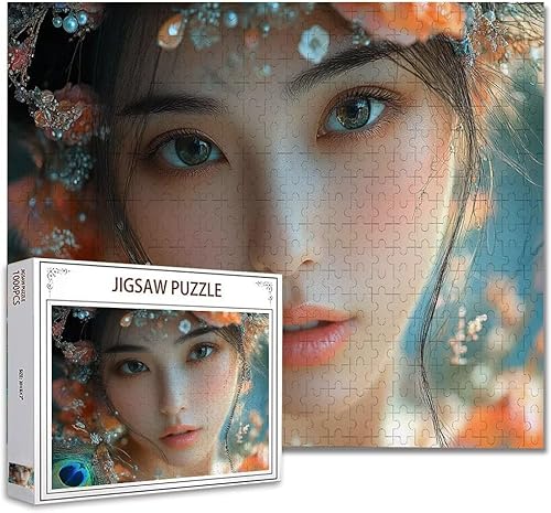 Puzzle 1000 Teile Frau Puzzle Erwachsene Groß Panorama, Klassische Schwerpuzzle PäDagogisches Spiel Herausforderung Impossible Kunstpuzzle, Compact Box Mit Poster Geschenke für Frauen/MäNner E-4 Puzzle 1000 Teile Frau Puzzle Erwachsene Groß Panorama, Klassische Schwerpuzzle PäDagogisches Spiel Herausforderung Impossible Kunstpuzzle, Compact Box Mit Poster Geschenke für Frauen/MäNner E-4 von Zhagynob