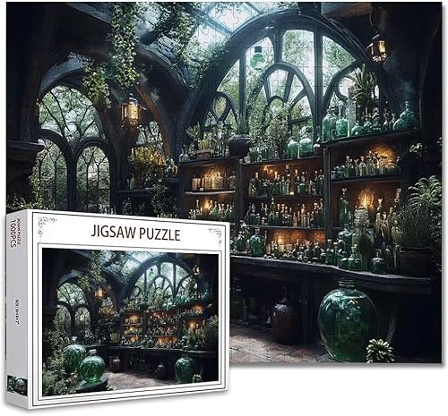 Puzzle 1000 Teile Grün Puzzle Erwachsene Groß Panorama, Klassische Schwerpuzzle PäDagogisches Spiel Herausforderung Impossible Kunstpuzzle, Compact Box Mit Poster Geschenke für Frauen/MäNner K-1 Puzzle 1000 Teile Grün Puzzle Erwachsene Groß Panorama, Klassische Schwerpuzzle PäDagogisches Spiel Herausforderung Impossible Kunstpuzzle, Compact Box Mit Poster Geschenke für Frauen/MäNner K-1 von Zhagynob