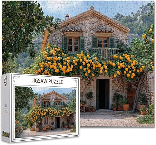 Puzzle 1000 Teile Landschaft Puzzle Erwachsene Groß Panorama, Klassische Schwerpuzzle PäDagogisches Spiel Herausforderung Impossible Kunstpuzzle, Compact Box Mit Poster Geschenke für Frauen/MäNner I-8 von Zhagynob