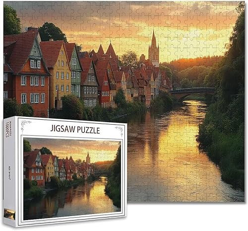 Puzzle 1000 Teile Landschaft Puzzle Erwachsene Groß Panorama, Klassische Schwerpuzzle PäDagogisches Spiel Herausforderung Impossible Kunstpuzzle, Compact Box Mit Poster Geschenke für Frauen/MäNner M-4 Puzzle 1000 Teile Landschaft Puzzle Erwachsene Groß Panorama, Klassische Schwerpuzzle PäDagogisches Spiel Herausforderung Impossible Kunstpuzzle, Compact Box Mit Poster Geschenke für Frauen/MäNner M-4 von Zhagynob
