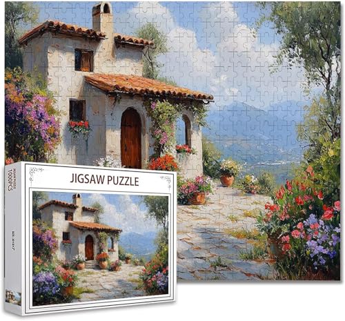 Puzzle 1000 Teile Landschaft Puzzle Erwachsene Groß Panorama Klassische Schwerpuzzle PäDagogisches Spiel Herausforderung Impossible Kunstpuzzle, Compact Box Mit Poster Geschenke für Frauen/MäNner V-25 von Zhagynob