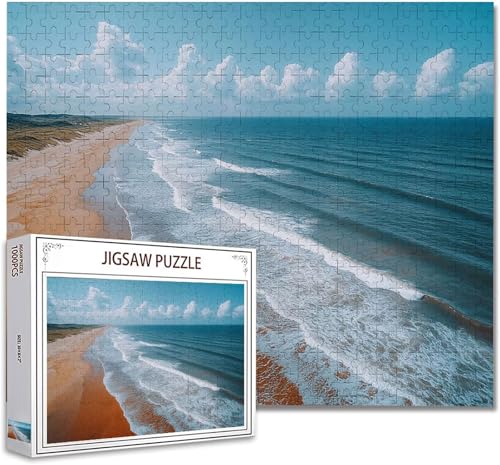Puzzle 1000 Teile Landschaft Puzzle Erwachsene Groß Panorama Klassische Schwerpuzzle PäDagogisches Spiel Herausforderung Impossible Kunstpuzzle, Compact Box Mit Poster Geschenke für Frauen/MäNner Z-15 von Zhagynob