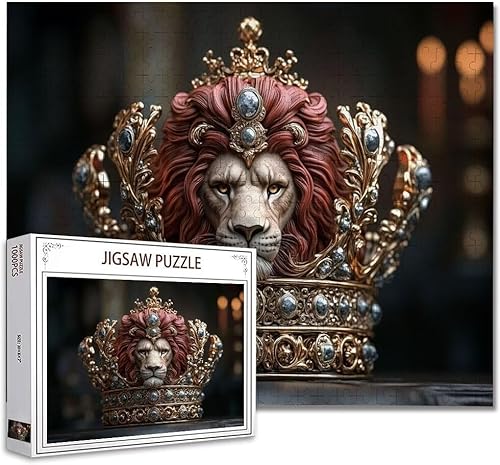 Puzzle 1000 Teile Löwe Puzzle Erwachsene Groß Panorama, Klassische Schwerpuzzle PäDagogisches Spiel Herausforderung Impossible Kunstpuzzle, Compact Box Mit Poster Geschenke für Frauen/MäNner X-2 Puzzle 1000 Teile Löwe Puzzle Erwachsene Groß Panorama, Klassische Schwerpuzzle PäDagogisches Spiel Herausforderung Impossible Kunstpuzzle, Compact Box Mit Poster Geschenke für Frauen/MäNner X-2 von Zhagynob