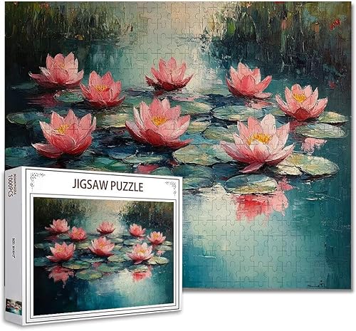 Puzzle 1000 Teile Lotus Puzzle Erwachsene Groß Panorama, Klassische Schwerpuzzle PäDagogisches Spiel Herausforderung Impossible Kunstpuzzle, Compact Box Mit Poster Geschenke für Frauen/MäNner H-8 Puzzle 1000 Teile Lotus Puzzle Erwachsene Groß Panorama, Klassische Schwerpuzzle PäDagogisches Spiel Herausforderung Impossible Kunstpuzzle, Compact Box Mit Poster Geschenke für Frauen/MäNner H-8 von Zhagynob
