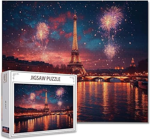 Puzzle 1000 Teile Paris Puzzle Erwachsene Groß Panorama, Klassische Schwerpuzzle PäDagogisches Spiel Herausforderung Impossible Kunstpuzzle, Compact Box Mit Poster Geschenke für Frauen/MäNner D-4 Puzzle 1000 Teile Paris Puzzle Erwachsene Groß Panorama, Klassische Schwerpuzzle PäDagogisches Spiel Herausforderung Impossible Kunstpuzzle, Compact Box Mit Poster Geschenke für Frauen/MäNner D-4 von Zhagynob