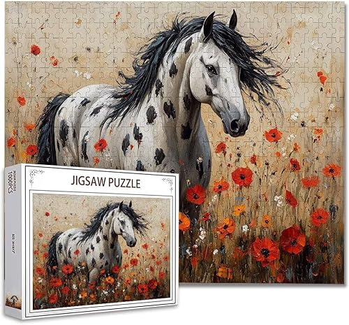 Puzzle 1000 Teile Tier Pferd Puzzle Erwachsene Groß Panorama, Klassische Schwerpuzzle PäDagogisches Spiel Herausforderung Impossible Kunstpuzzle, Compact Box Mit Poster Geschenke für Frauen/MäNner I-1 Puzzle 1000 Teile Tier Pferd Puzzle Erwachsene Groß Panorama, Klassische Schwerpuzzle PäDagogisches Spiel Herausforderung Impossible Kunstpuzzle, Compact Box Mit Poster Geschenke für Frauen/MäNner I-1 von Zhagynob