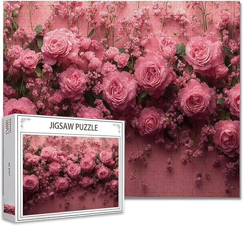 Puzzle 200 Teile Blume Klassische Puzzle Erwachsene Holzpuzzle EIN Herausforderndes RäTsel Denken Trainieren Gehirn Stimulieren Compact Box Mit Poster Puzzlespiele für Die Ganze Familie 35x25cm V-9 von Zhagynob