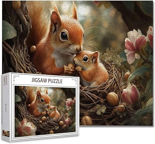 Puzzle 200 Teile Eichhörnchen DIY Klassische Puzzle Erwachsene Holzpuzzle EIN Herausforderndes RäTsel Trainieren Gehirn Denken Compact Box Mit Poster, Puzzlespiele Die Ganze Familie 35x25cm E-4 Puzzle 200 Teile Eichhörnchen DIY Klassische Puzzle Erwachsene Holzpuzzle EIN Herausforderndes RäTsel Trainieren Gehirn Denken Compact Box Mit Poster, Puzzlespiele Die Ganze Familie 35x25cm E-4 von Zhagynob