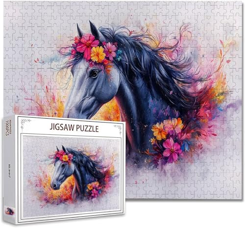 Puzzle 200 Teile Farbe Pferd Klassische Puzzle Erwachsene Holzpuzzle Ein Herausforderndes RäTsel Denken Trainieren Gehirn Stimulieren Compact Box Mit Poster, Puzzlespiele Die Ganze Familie 35x25cm L-2 Puzzle 200 Teile Farbe Pferd Klassische Puzzle Erwachsene Holzpuzzle Ein Herausforderndes RäTsel Denken Trainieren Gehirn Stimulieren Compact Box Mit Poster, Puzzlespiele Die Ganze Familie 35x25cm L-2 von Zhagynob