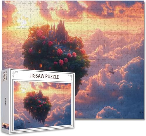 Puzzle 200 Teile Landschaft Klassische Puzzle Erwachsene Holzpuzzle EIN Herausforderndes RäTsel Denken Trainieren Gehirn Stimulieren Compact Box Mit Poster, Puzzlespiele Die Ganze Familie 35x25cm A-5 von Zhagynob