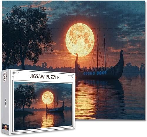 Puzzle 200 Teile Landschaft Klassische Puzzle Erwachsene Holzpuzzle EIN Herausforderndes RäTsel Denken Trainieren Gehirn Stimulieren Compact Box Mit Poster, Puzzlespiele Die Ganze Familie 35x25cm C-3 von Zhagynob