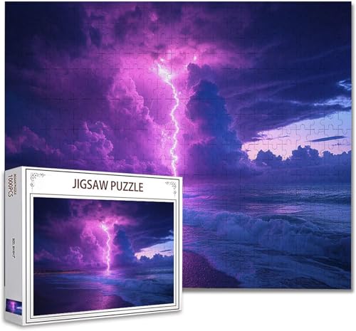 Puzzle 200 Teile Landschaft Klassische Puzzle Erwachsene Holzpuzzle EIN Herausforderndes RäTsel Denken Trainieren Gehirn Stimulieren Compact Box Mit Poster, Puzzlespiele Die Ganze Familie 35x25cm F-9 von Zhagynob
