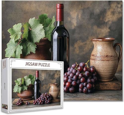 Puzzle 200 Teile Wein Klassische Puzzle Erwachsene Holzpuzzle EIN Herausforderndes RäTsel Denken Trainieren Gehirn Stimulieren Compact Box Mit Poster Puzzlespiele für Die Ganze Familie 35x25cm G-1 Puzzle 200 Teile Wein Klassische Puzzle Erwachsene Holzpuzzle EIN Herausforderndes RäTsel Denken Trainieren Gehirn Stimulieren Compact Box Mit Poster Puzzlespiele für Die Ganze Familie 35x25cm G-1 von Zhagynob