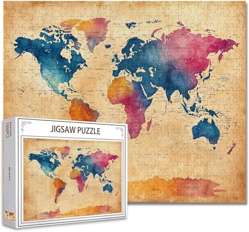 Puzzle 200 Teile Weltkarte Klassische Puzzle Erwachsene Holzpuzzle EIN Herausforderndes RäTsel Denken Trainieren Gehirn Stimulieren Compact Box Mit Poster, Puzzlespiele Die Ganze Familie 35x25cm G-7 Puzzle 200 Teile Weltkarte Klassische Puzzle Erwachsene Holzpuzzle EIN Herausforderndes RäTsel Denken Trainieren Gehirn Stimulieren Compact Box Mit Poster, Puzzlespiele Die Ganze Familie 35x25cm G-7 von Zhagynob