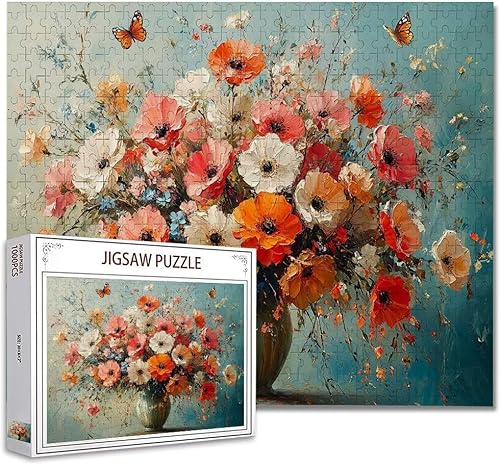 Puzzle 2000 Teile Blume Klassische Puzzle Erwachsene Holzpuzzle EIN Herausforderndes RäTsel Denken Trainieren Gehirn Stimulieren Compact Box Mit Poster, Puzzlespiele Die Ganze Familie 70.5X99.5cm S-6 von Zhagynob