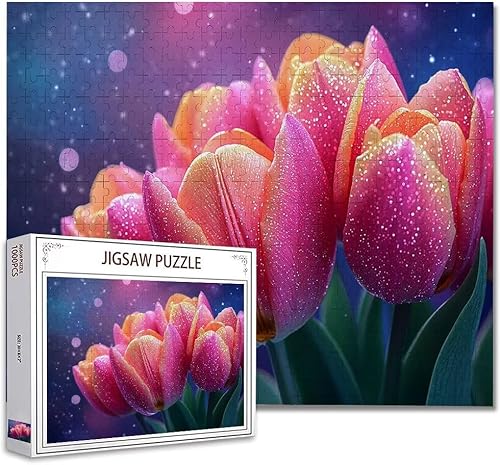Puzzle 2000 Teile Blume Klassische Puzzle Erwachsene Holzpuzzle EIN Herausforderndes RäTsel Denken Trainieren Gehirn Stimulieren Compact Box Mit Poster, Puzzlespiele Die Ganze Familie 70.5X99.5cm V-1 von Zhagynob