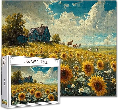 Puzzle 2000 Teile Blume Klassische Puzzle Erwachsene Holzpuzzle EIN Herausforderndes RäTsel Denken Trainieren Gehirn Stimulieren Compact Box Mit Poster, Puzzlespiele Die Ganze Familie 70.5X99.5cm V-8 von Zhagynob