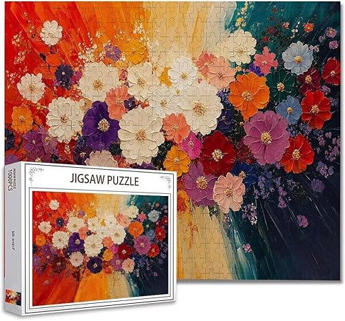 Puzzle 2000 Teile Farbe Klassische Puzzle Erwachsene Holzpuzzle EIN Herausforderndes RäTsel Denken Trainieren Gehirn Stimulieren Compact Box Mit Poster, Puzzlespiele Die Ganze Familie 70.5X99.5cm J-8 von Zhagynob