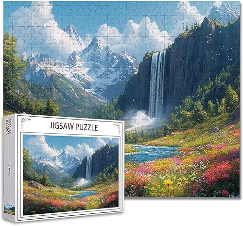 Puzzle 2000 Teile Landschaft DIY Klassische Puzzle Erwachsene Holzpuzzle EIN Herausforderndes RäTsel Trainieren Gehirn Denken Compact Box Mit Poster, Puzzlespiele Die Ganze Familie 70.5X99.5cm B-6 von Zhagynob