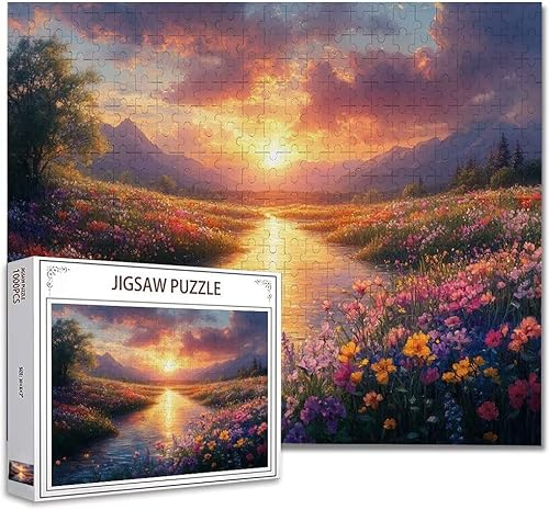 Puzzle 2000 Teile Landschaft Klassische Puzzle Erwachsene Holzpuzzle EIN Herausforderndes RäTsel Trainieren Gehirn Denken Compact Box Mit Poster, Puzzlespiele Die Ganze Familie 70.5X99.5cm E-11 von Zhagynob