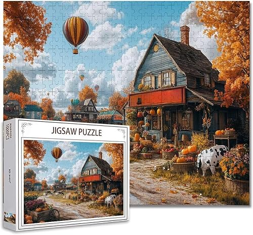 Puzzle 2000 Teile Landschaft Klassische Puzzle Erwachsene Holzpuzzle EIN Herausforderndes RäTsel Trainieren Gehirn Denken Compact Box Mit Poster, Puzzlespiele Die Ganze Familie 70.5X99.5cm E-95 von Zhagynob