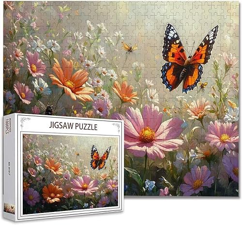 Puzzle 2000 Teile Schmetterling Klassische Puzzle Erwachsene Holzpuzzle EIN Herausforderndes RäTsel Trainieren Gehirn Denken Compact Box Mit Poster, Puzzlespiele Die Ganze Familie 70.5X99.5cm B-8 von Zhagynob