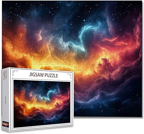 Puzzle 2000 Teile Sternenhimmel Klassische Puzzle Erwachsene Holzpuzzle EIN Herausforderndes RäTsel Trainieren Gehirn Denken Compact Box Mit Poster, Puzzlespiele Die Ganze Familie 70.5X99.5cm C-3 von Zhagynob