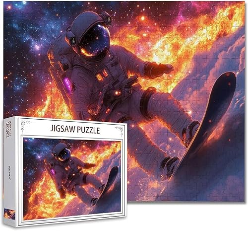 Puzzle 300 Teile Astronaut Puzzle Erwachsene Groß Panorama, Klassische Schwerpuzzle PäDagogisches Spiel Herausforderung Impossible Kunstpuzzle, Compact Box Mit Poster Geschenke für Frauen/MäNner M-4 Puzzle 300 Teile Astronaut Puzzle Erwachsene Groß Panorama, Klassische Schwerpuzzle PäDagogisches Spiel Herausforderung Impossible Kunstpuzzle, Compact Box Mit Poster Geschenke für Frauen/MäNner M-4 von Zhagynob