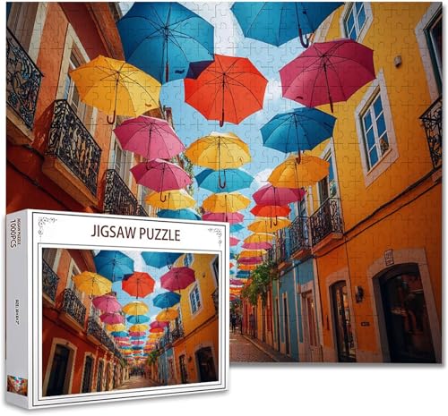 Puzzle 300 Teile Farbe Puzzle Erwachsene Groß Panorama, Klassische Schwerpuzzle PäDagogisches Spiel Herausforderung Impossible Kunstpuzzle, Compact Box Mit Poster Geschenke für Frauen/MäNner L-6 von Zhagynob
