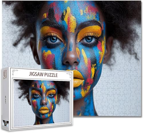 Puzzle 300 Teile Farbe Puzzle Erwachsene Groß Panorama, Klassische Schwerpuzzle PäDagogisches Spiel Herausforderung Impossible Kunstpuzzle, Compact Box Mit Poster Geschenke für Frauen/MäNner O-1 von Zhagynob