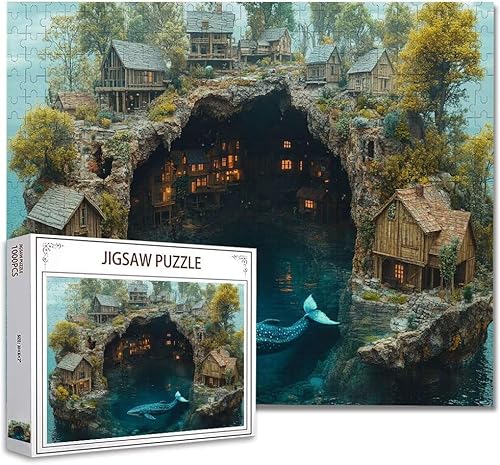 Puzzle 300 Teile Landschaft Puzzle Erwachsene Groß Panorama, Klassische Schwerpuzzle PäDagogisches Spiel Herausforderung Impossible Kunstpuzzle, Compact Box Mit Poster Geschenke für Frauen/MäNner O-1 Puzzle 300 Teile Landschaft Puzzle Erwachsene Groß Panorama, Klassische Schwerpuzzle PäDagogisches Spiel Herausforderung Impossible Kunstpuzzle, Compact Box Mit Poster Geschenke für Frauen/MäNner O-1 von Zhagynob
