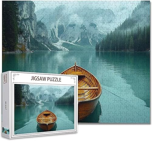 Puzzle 300 Teile Landschaft Puzzle Erwachsene Groß Panorama, Klassische Schwerpuzzle PäDagogisches Spiel Herausforderung Impossible Kunstpuzzle, Compact Box Mit Poster Geschenke für Frauen/MäNner Q-18 von Zhagynob