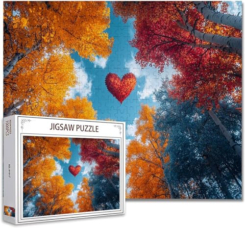 Puzzle 300 Teile Landschaft Puzzle Erwachsene Groß Panorama, Klassische Schwerpuzzle PäDagogisches Spiel Herausforderung Impossible Kunstpuzzle, Compact Box Mit Poster Geschenke für Frauen/MäNner R-1 von Zhagynob