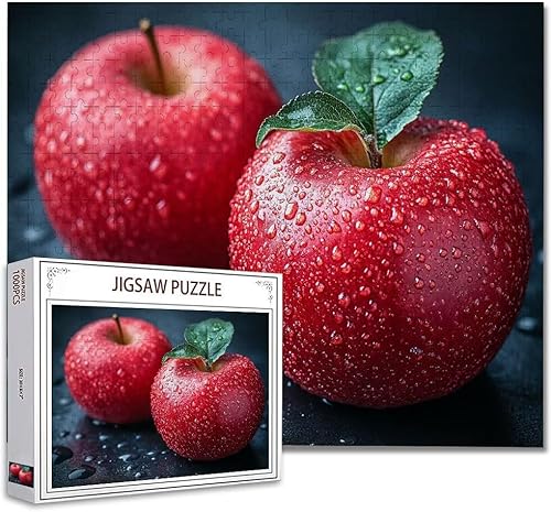 Puzzle 300 Teile Obst Puzzle Erwachsene Groß Panorama, Klassische Schwerpuzzle PäDagogisches Spiel Herausforderung Impossible Kunstpuzzle, Compact Box Mit Poster Geschenke für Frauen/MäNner O-7 von Zhagynob