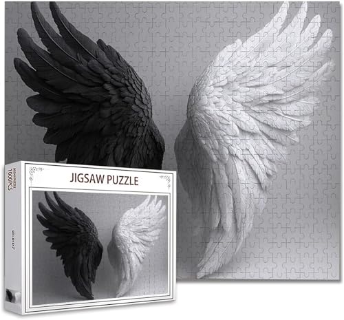 Puzzle 300 Teile Schwarz Weiß Puzzle Erwachsene Groß Panorama Klassische Schwerpuzzle PäDagogisches Spiel Herausforderung Impossible Kunstpuzzle, Compact Box Mit Poster Geschenke für Frauen/MäNner P-9 Puzzle 300 Teile Schwarz Weiß Puzzle Erwachsene Groß Panorama Klassische Schwerpuzzle PäDagogisches Spiel Herausforderung Impossible Kunstpuzzle, Compact Box Mit Poster Geschenke für Frauen/MäNner P-9 von Zhagynob