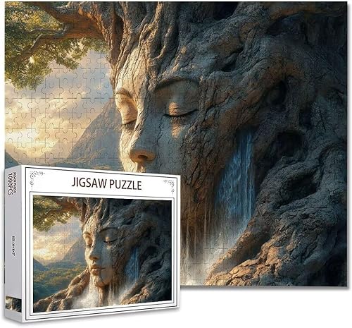 Puzzle 3000 Teile Abstrakt Puzzle Erwachsene Groß Panorama, Klassische Schwerpuzzle PäDagogisches Spiel Herausforderung Impossible Kunstpuzzle, Compact Box Mit Poster Geschenke für Frauen/MäNner R-0 von Zhagynob