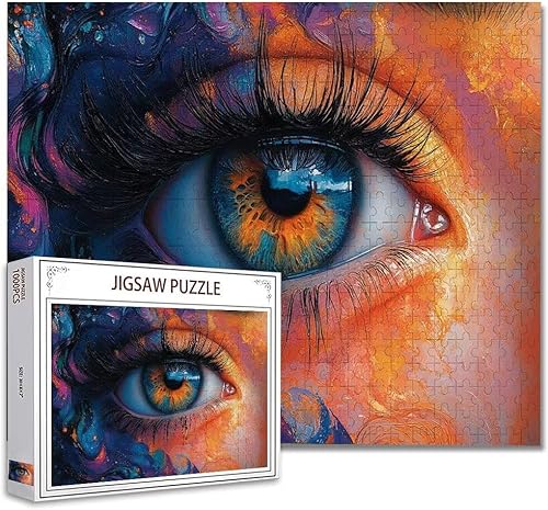 Puzzle 3000 Teile Auge Puzzle Erwachsene Groß Panorama, Klassische Schwerpuzzle PäDagogisches Spiel Herausforderung Impossible Kunstpuzzle, Compact Box Mit Poster Geschenke für Frauen/MäNner P-2 Puzzle 3000 Teile Auge Puzzle Erwachsene Groß Panorama, Klassische Schwerpuzzle PäDagogisches Spiel Herausforderung Impossible Kunstpuzzle, Compact Box Mit Poster Geschenke für Frauen/MäNner P-2 von Zhagynob