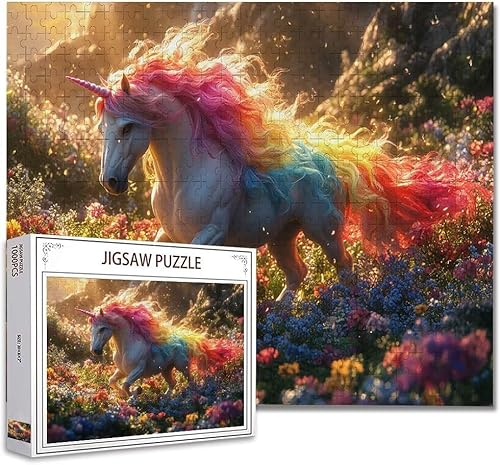 Puzzle 3000 Teile Farbe Puzzle Erwachsene Groß Panorama, Klassische Schwerpuzzle PäDagogisches Spiel Herausforderung Impossible Kunstpuzzle, Compact Box Mit Poster Geschenke für Frauen/MäNner C-5 von Zhagynob