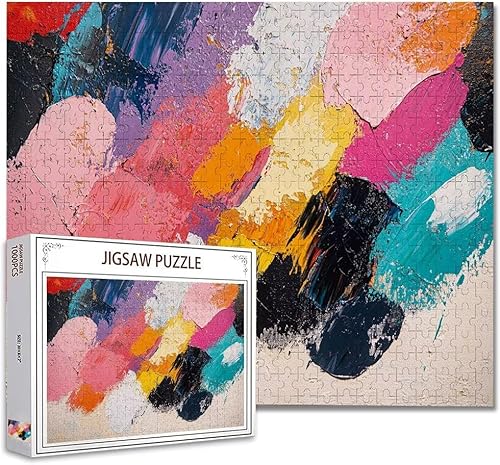 Puzzle 3000 Teile Farbe Puzzle Erwachsene Groß Panorama, Klassische Schwerpuzzle PäDagogisches Spiel Herausforderung Impossible Kunstpuzzle, Compact Box Mit Poster Geschenke für Frauen/MäNner N-9 von Zhagynob