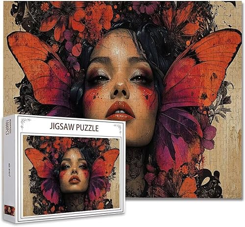 Puzzle 3000 Teile Frau Puzzle Erwachsene Groß Panorama, Klassische Schwerpuzzle PäDagogisches Spiel Herausforderung Impossible Kunstpuzzle, Compact Box Mit Poster Geschenke für Frauen/MäNner L-6 von Zhagynob